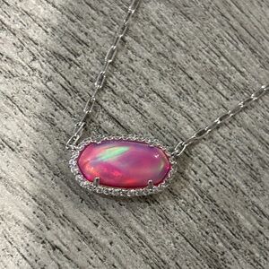 Kendra Scott Elisa pave necklace